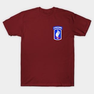 Small Chest Insignia - 173rd Airborne Brigade T-Shirt